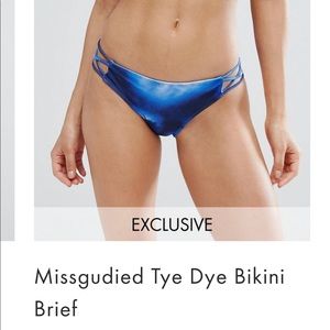 Misguided Tye Dye Bikini Brief